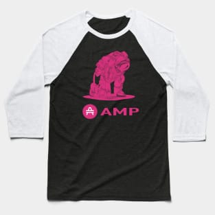 Amp Crypto  Cryptocurrency Amp  coin token Baseball T-Shirt